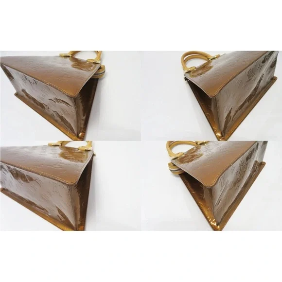 Louis Vuitton Tan Patent Leather Satchel - Picture 6 of 15